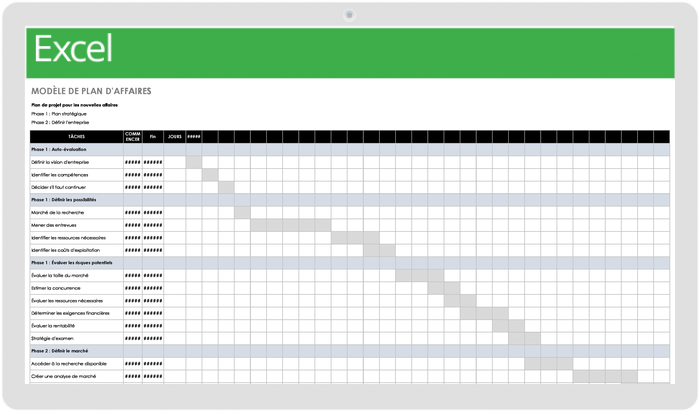 Business Plan Checklist Template - FR